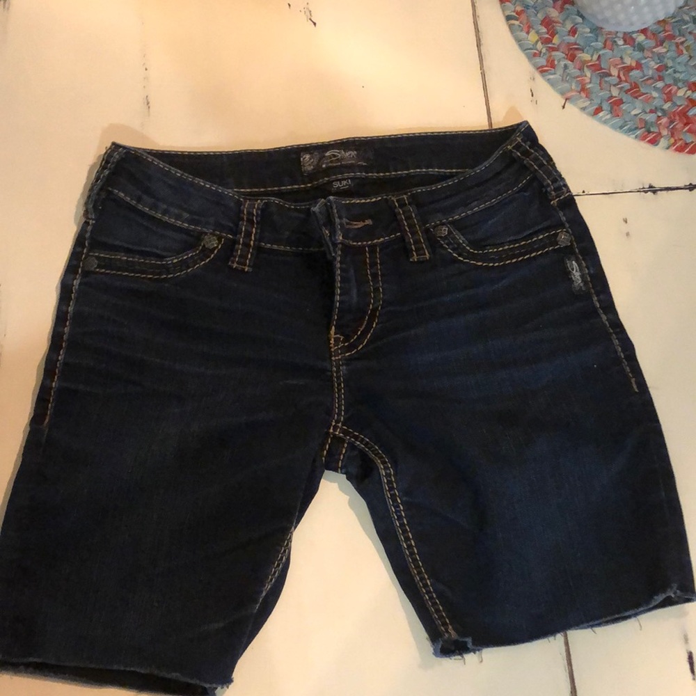 Silver Mid Supper Skinny Jeans